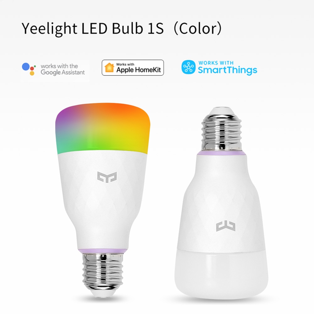YEELIGHT Ʈ  1S led  Ʈ Ʈ E27 RGB LED  led   800  8W WIFI  